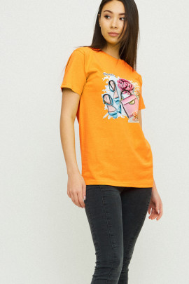 Футболка Boyfriend / дихаючий принт /