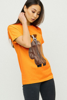 Футболка Boyfriend / дихаючий принт /