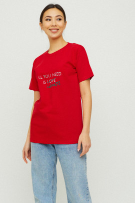 Футболка Boyfriend / дихаючий принт /