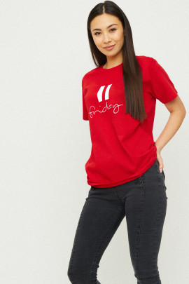 Футболка Boyfriend / дихаючий принт /