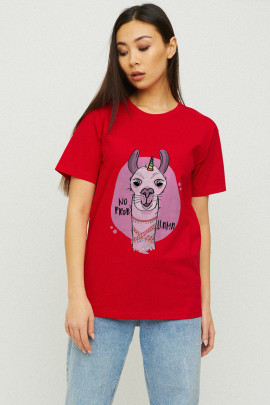 Футболка Boyfriend / дихаючий принт /