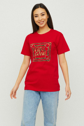 Футболка Boyfriend / дихаючий принт /