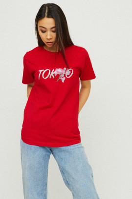 Футболка Boyfriend / дихаючий принт /