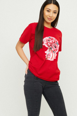 Футболка Boyfriend / дихаючий принт /