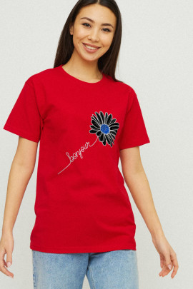 Футболка Boyfriend / дихаючий принт /