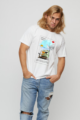 Футболка чоловіча basic /дихаючий принт/