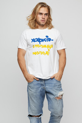 Футболка чоловіча basic /дихаючий принт/