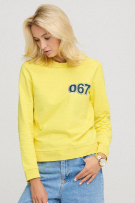 Світшот жіночій з принтом basic  /no flis/ 