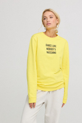 Світшот жіночій з принтом оверсайз  /no flis/ 