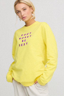 Світшот жіночій з принтом оверсайз  /no flis/ 