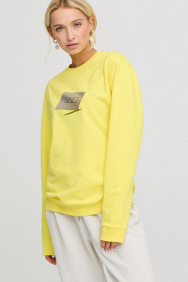 Світшот жіночій з принтом оверсайз  /no flis/ 