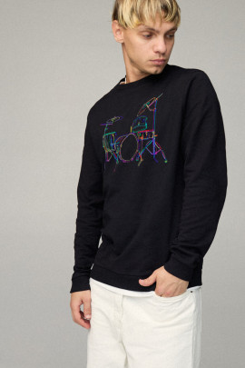 Світшот чоловічий BASIC /no flis/