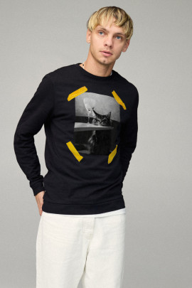 Світшот чоловічий BASIC /no flis/