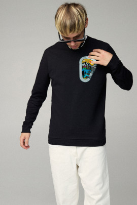 Світшот чоловічий BASIC /no flis/