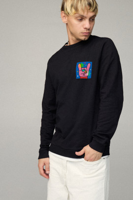 Світшот чоловічий BASIC /no flis/