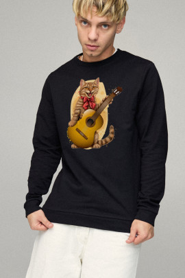 Світшот чоловічий BASIC /no flis/