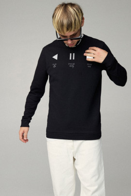 Світшот чоловічий BASIC /no flis/