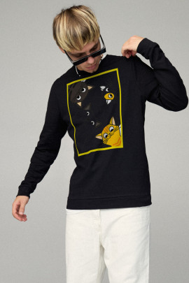 Світшот чоловічий BASIC /no flis/