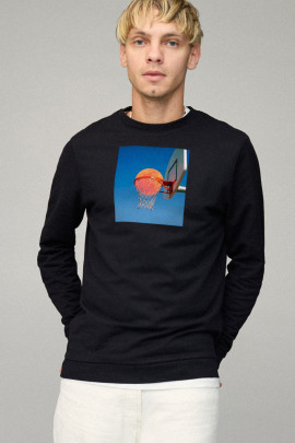 Світшот чоловічий BASIC /no flis/