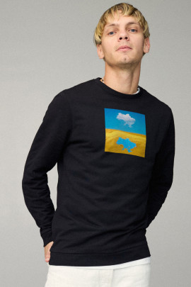 Світшот чоловічий BASIC /no flis/