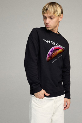 Світшот чоловічий BASIC /no flis/