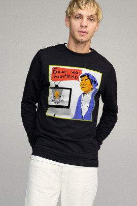 Світшот чоловічий BASIC /no flis/