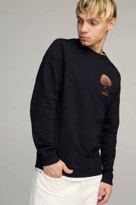 Світшот чоловічий BASIC /no flis/