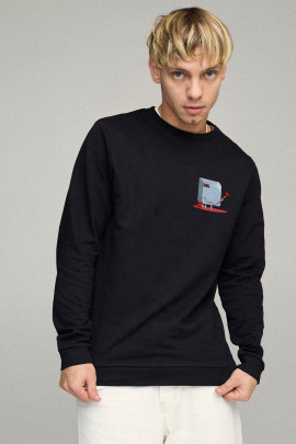 Світшот чоловічий BASIC /no flis/