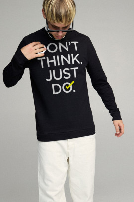 Світшот чоловічий BASIC /no flis/