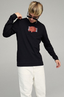 Світшот чоловічий BASIC /no flis/