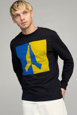 Світшот чоловічий BASIC /no flis/