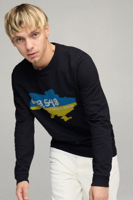 Світшот чоловічий BASIC /no flis/