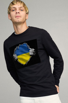 Світшот чоловічий BASIC /no flis/