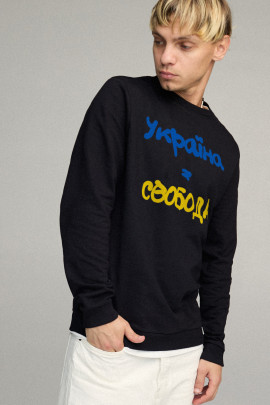 Світшот чоловічий BASIC /no flis/