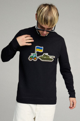 Світшот чоловічий BASIC /no flis/