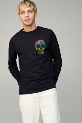 Світшот чоловічий BASIC /no flis/