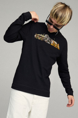 Світшот чоловічий BASIC /no flis/