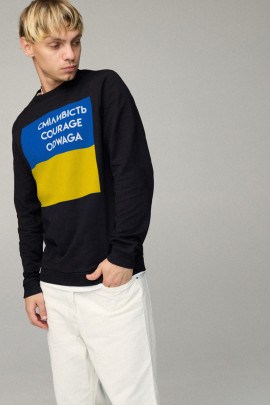 Світшот чоловічий BASIC /no flis/