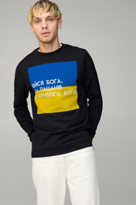 Світшот чоловічий BASIC /no flis/