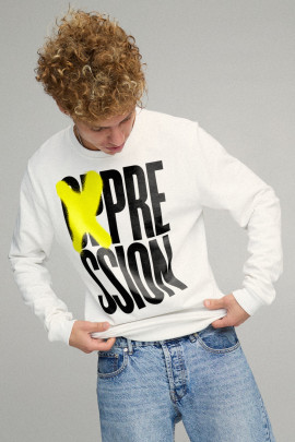 Світшот чоловічий BASIC /no flis/