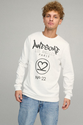 Світшот чоловічий BASIC /no flis/