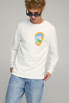 Світшот чоловічий BASIC /no flis/