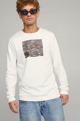 Світшот чоловічий BASIC /no flis/