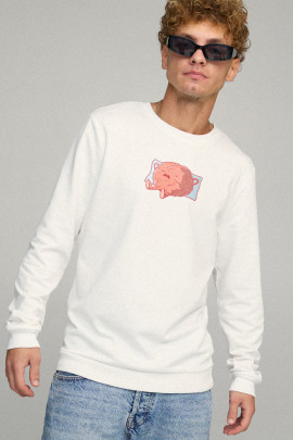 Світшот чоловічий BASIC /no flis/