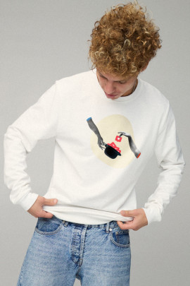 Світшот чоловічий BASIC /no flis/