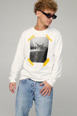 Світшот чоловічий BASIC /no flis/