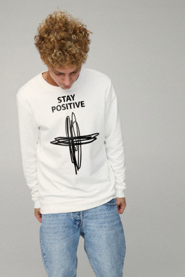 Світшот чоловічий BASIC /no flis/