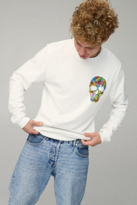 Світшот чоловічий BASIC /no flis/