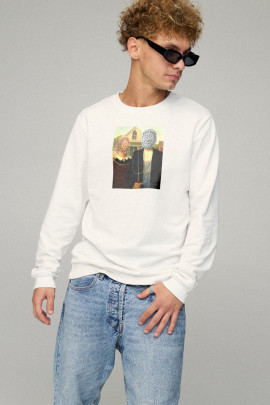 Світшот чоловічий BASIC /no flis/