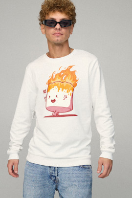 Світшот чоловічий BASIC /no flis/